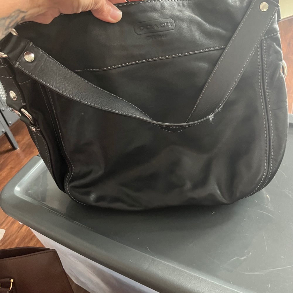 Coach Hobo leather